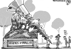 WALL STREET HEROES by Pat Bagley