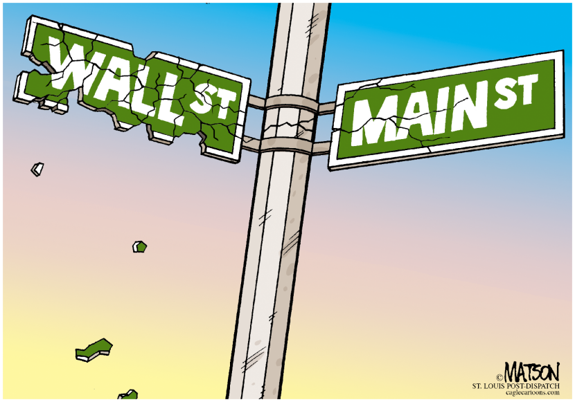 Wall Street contamina Main Street / COLOR