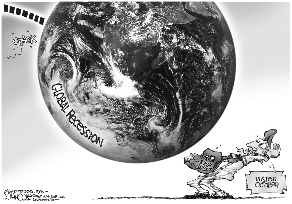 US Bailout and Global Meltdown BW