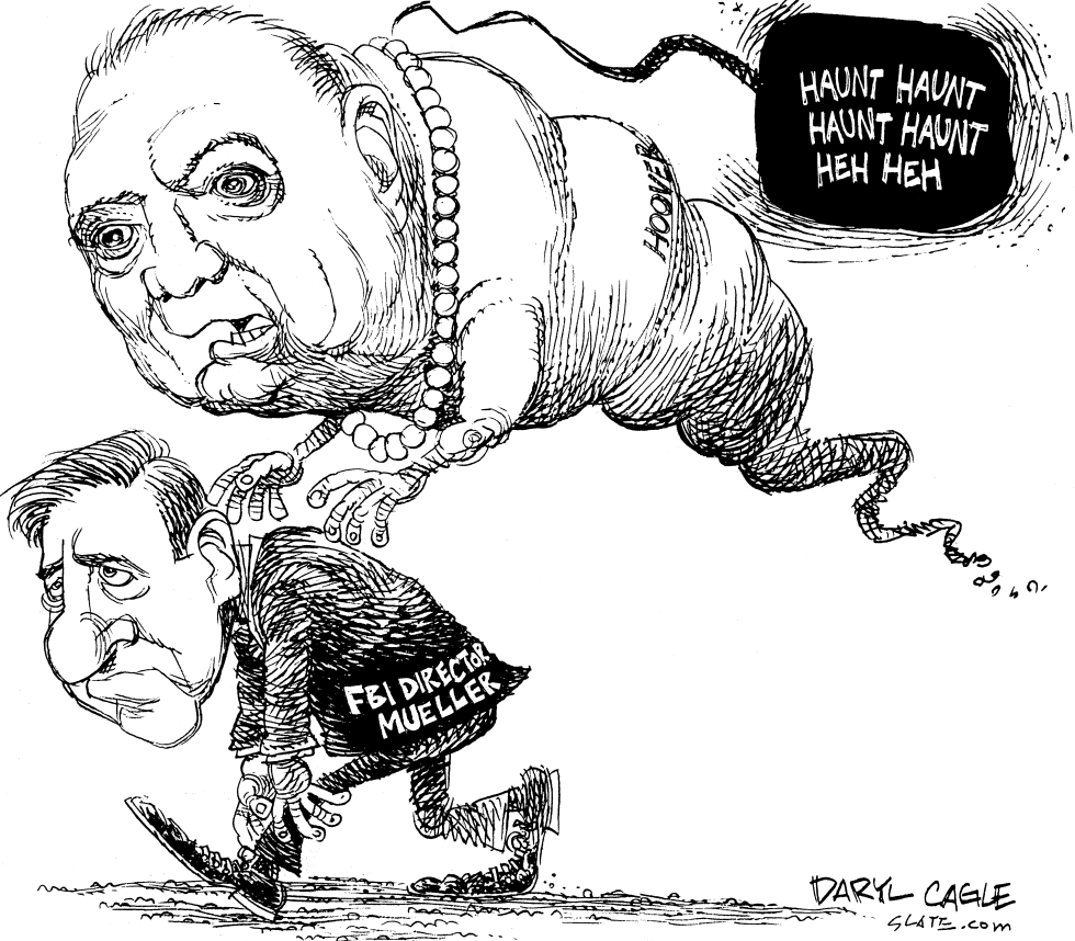  FBI MUELLER HOOVER by Daryl Cagle