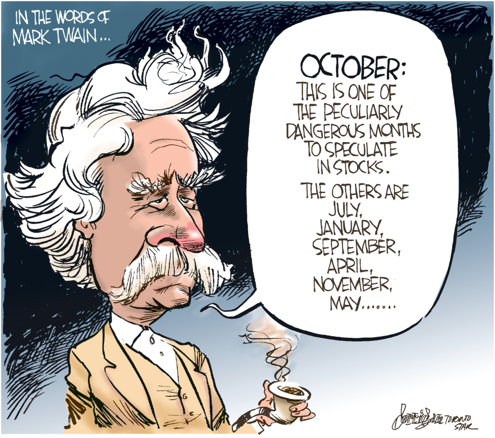  MARK TWAIN ON STOCK MARKET by Patrick Corrigan