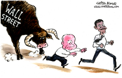 BULL RUNNING - by Christo Komarnitski