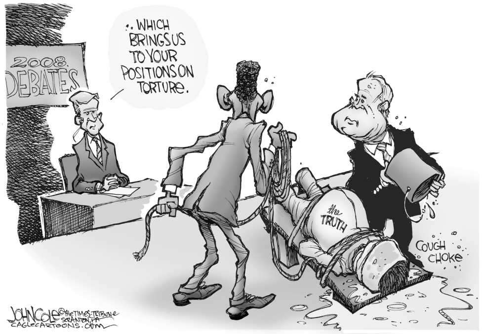Torturing the truth BW