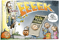 SCARY RETIREMENT  by John Cole