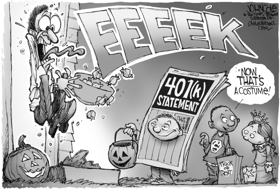 Scary retirement BW