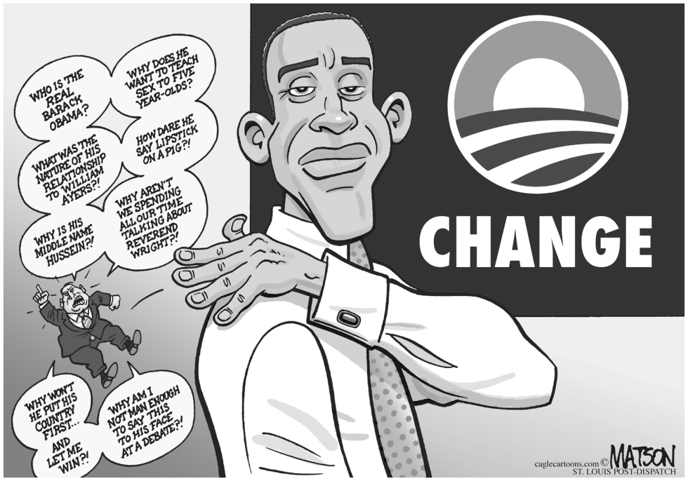 Obama Brushes Off McCain Attacks