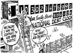 DEBT CLOCK by John Trever