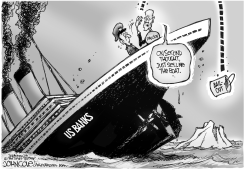 BAIL-OUT TO BUY-OUT BW by John Cole