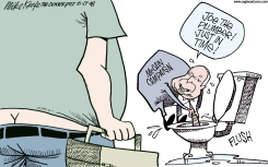 JOE THE PLUMBER  by Mike Keefe