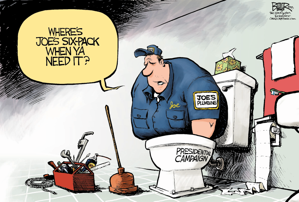  JOE THE PLUMBER by Nate Beeler