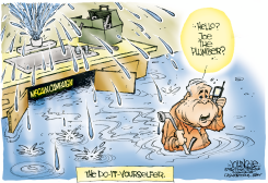 JOHN MCCAIN THE PLUMBER  by John Cole