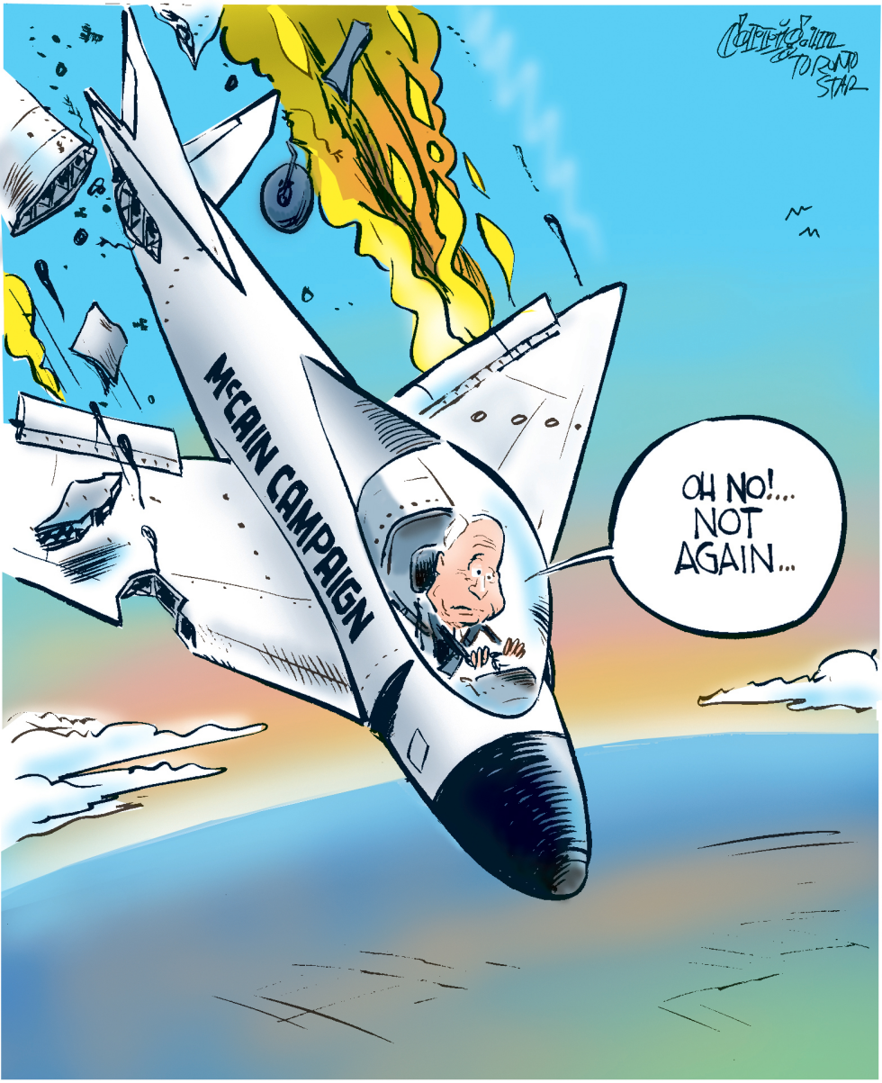 McCain shot down