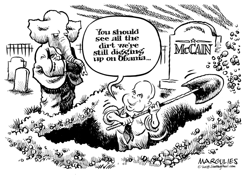 Digging up dirt on Obama