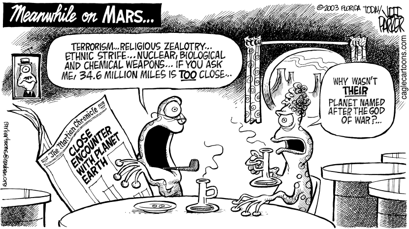Too Close for Mars