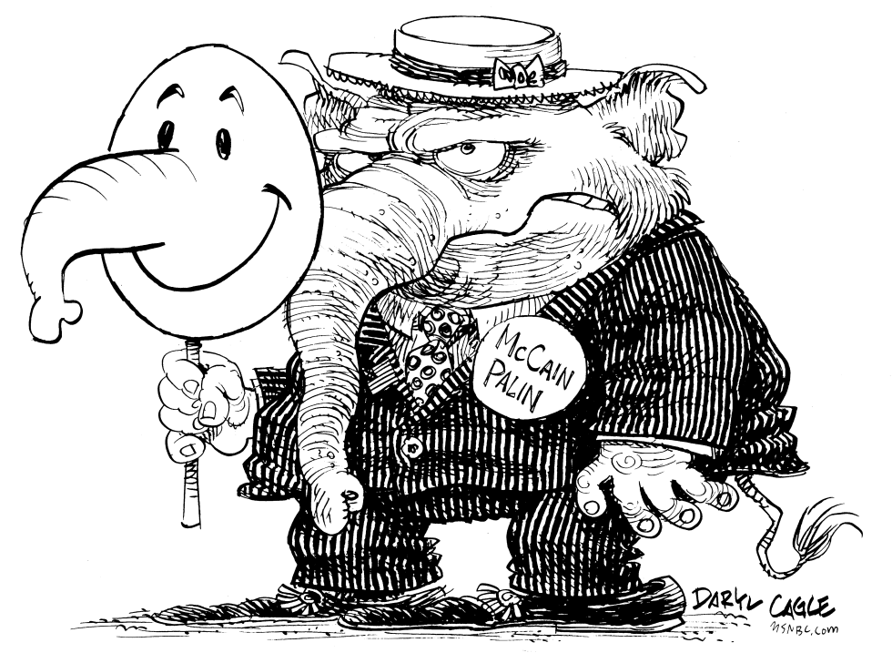 McCain Palin Republican Happy Face