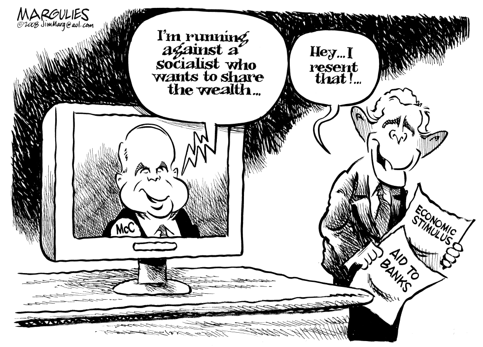McCain running against a socialist