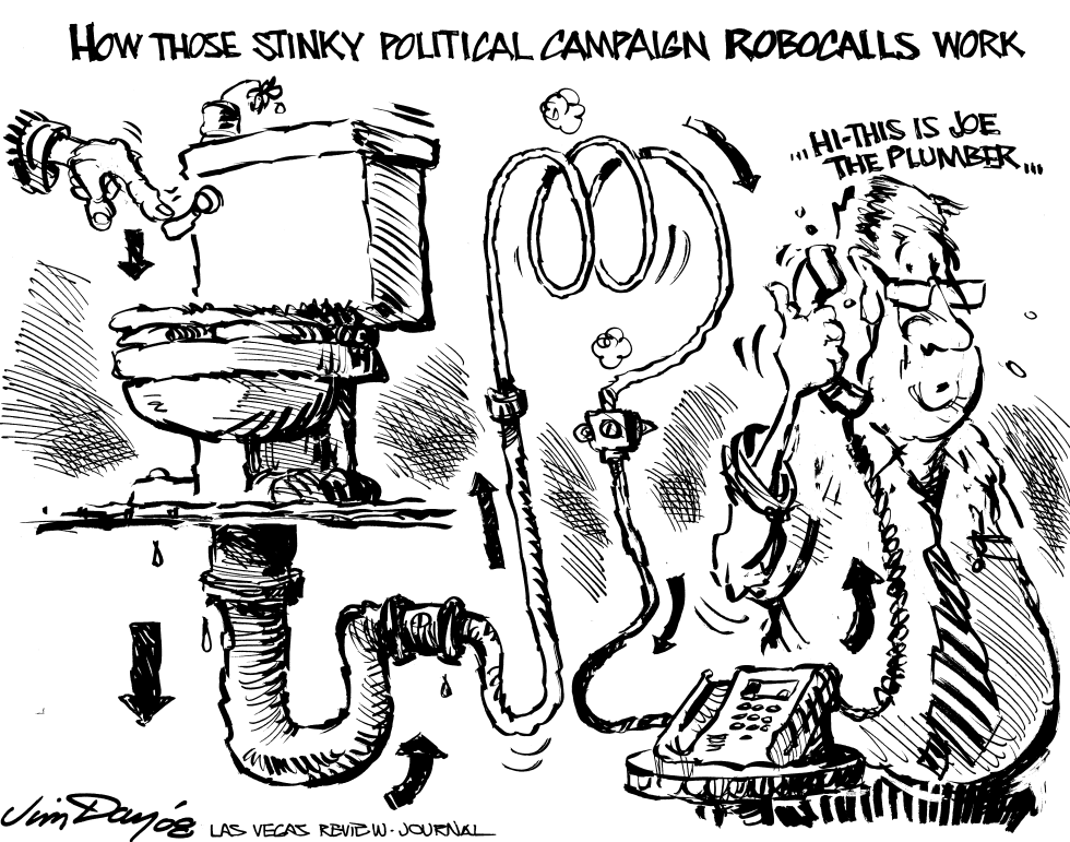 How those stinky campaign robocalls work