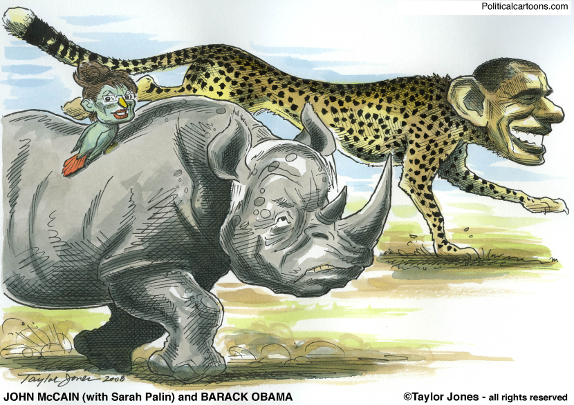 Obama and McCain in Final Stretch - COLOR