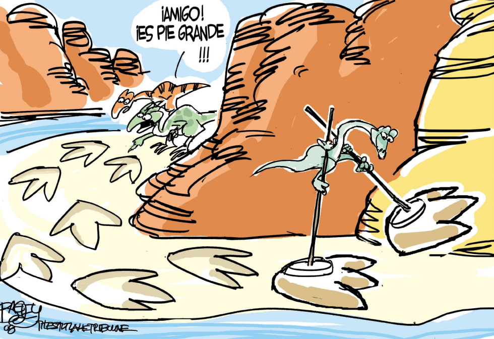 Huellas de Dinosaurios