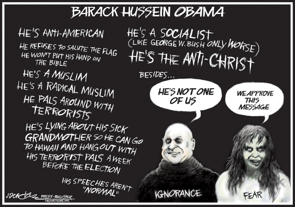Barack Hussein Obama Smears