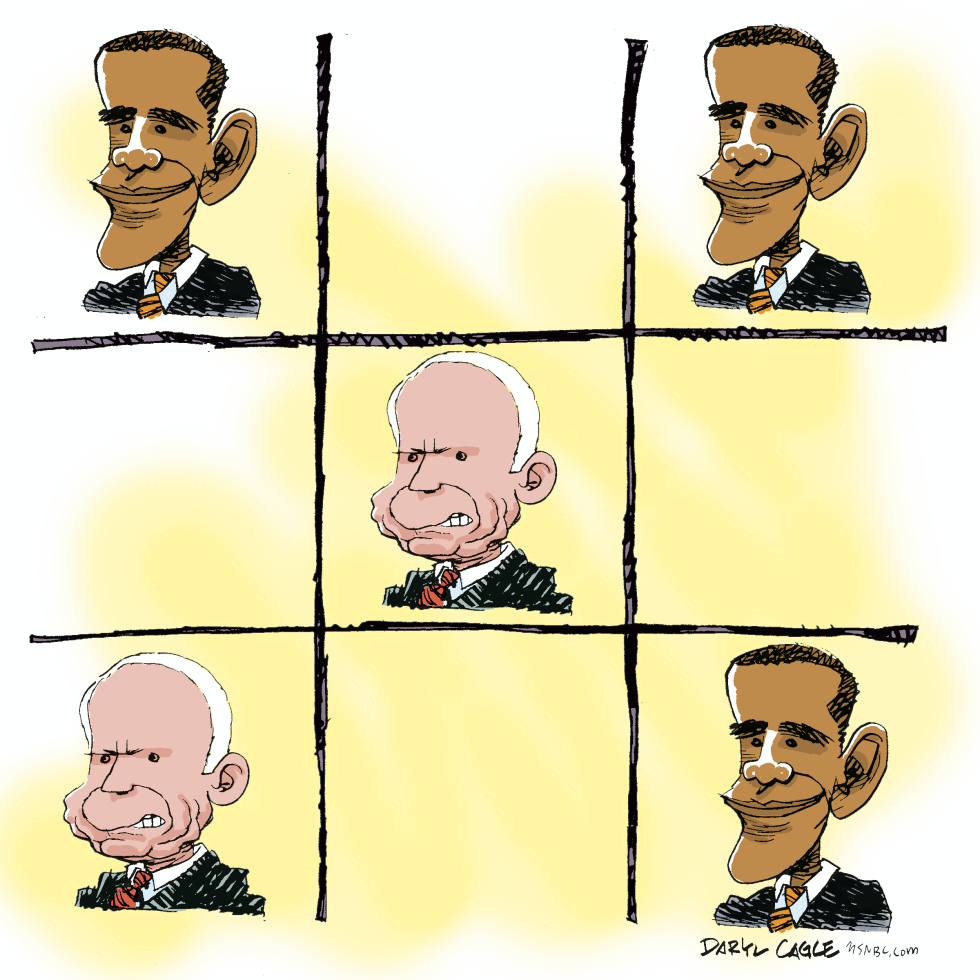  OBAMA WILL WIN  by Daryl Cagle