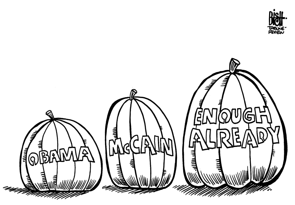 Halloween campaign, b/w