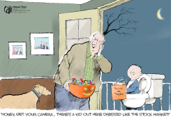 HALLOWEEN MARKET by Cam Cardow