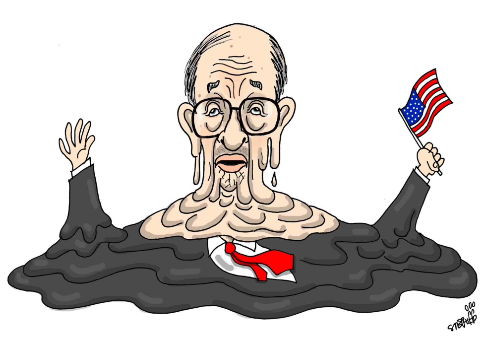  ALAN GREENSPAN by Stephane Peray