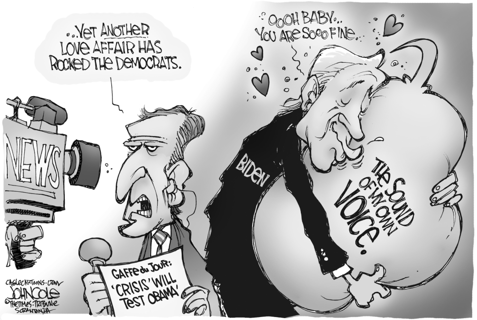 Biden love affair BW