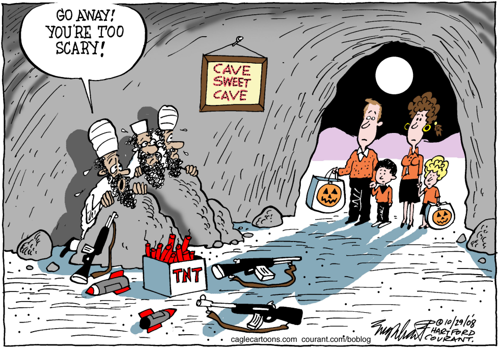  OSAMA SCARY HALLOWEEN  by Bob Englehart