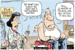FLU SHOT by Joe Heller