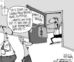 MEDIA HANGS PALIN by Gary McCoy