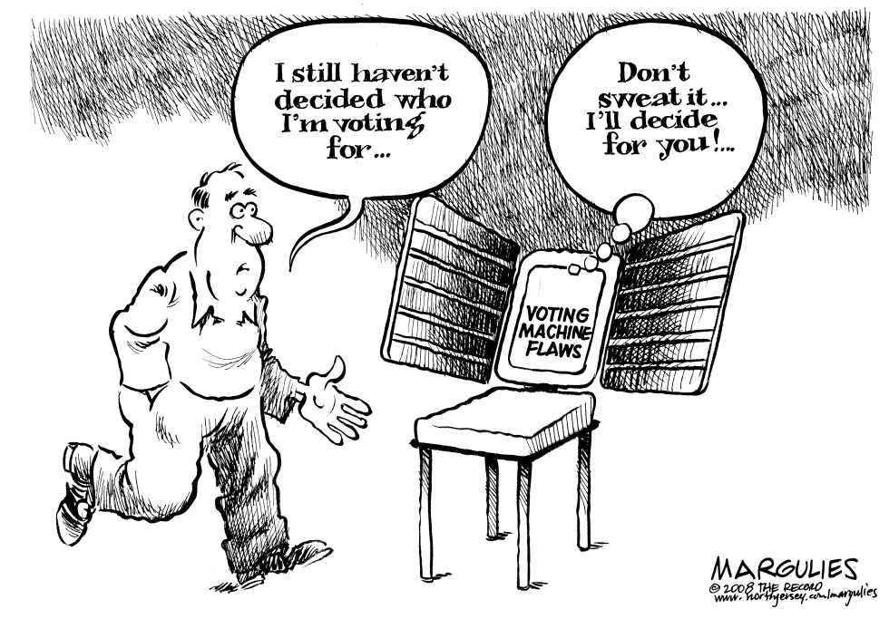 Voting machine flaws