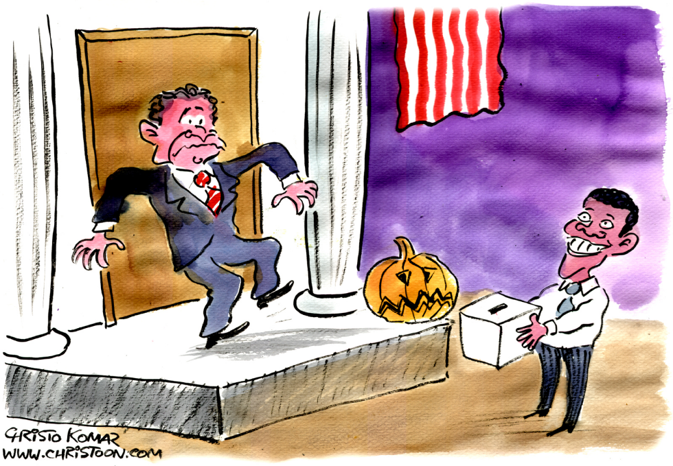 White House Halloween - COLOR
