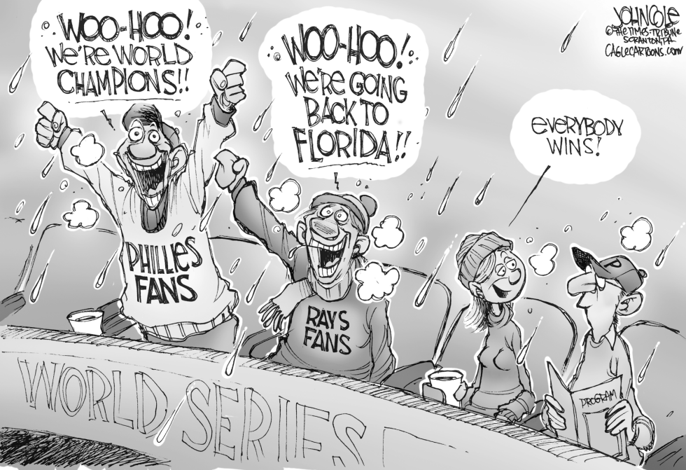 World Series winners BW