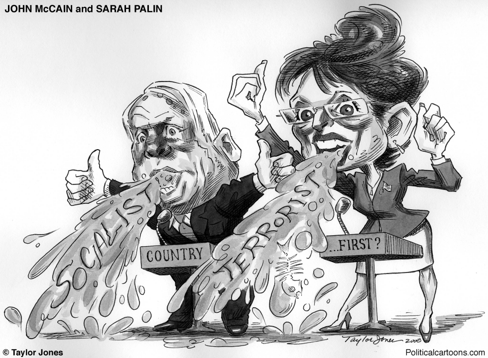 McCain and Palin spew