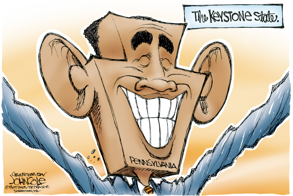 OBAMA WINS PENNSYLVANIA - COLOR