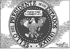 NUEVO PRESIDENTE by Bob Englehart