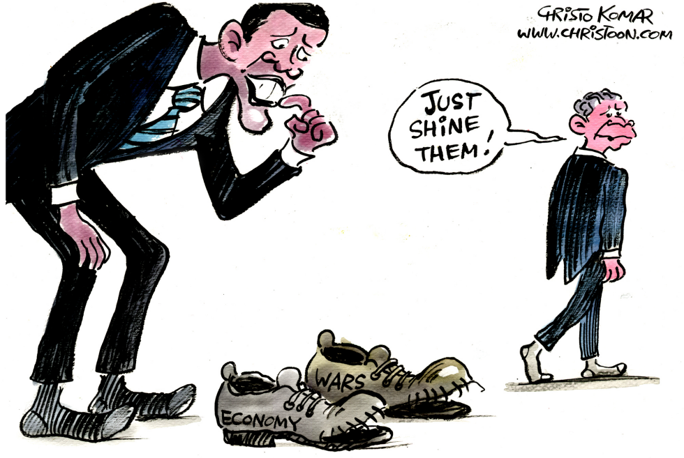 Obama's new Shoes -  COLOR