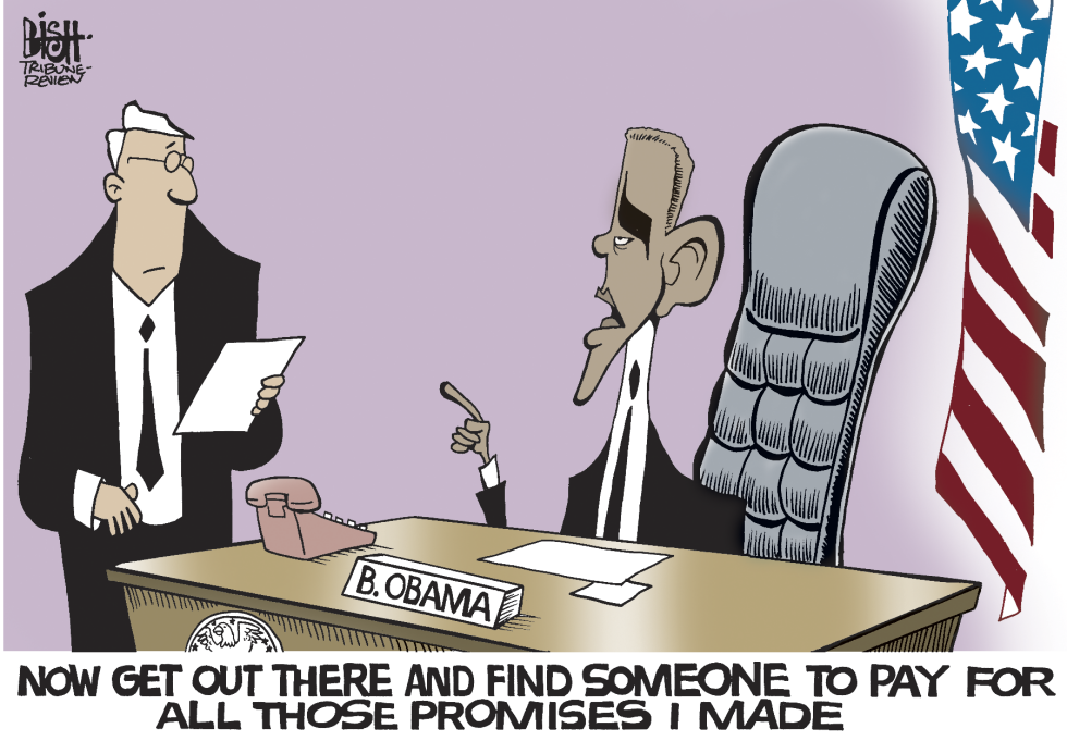 Obamas first day in office, COLOR