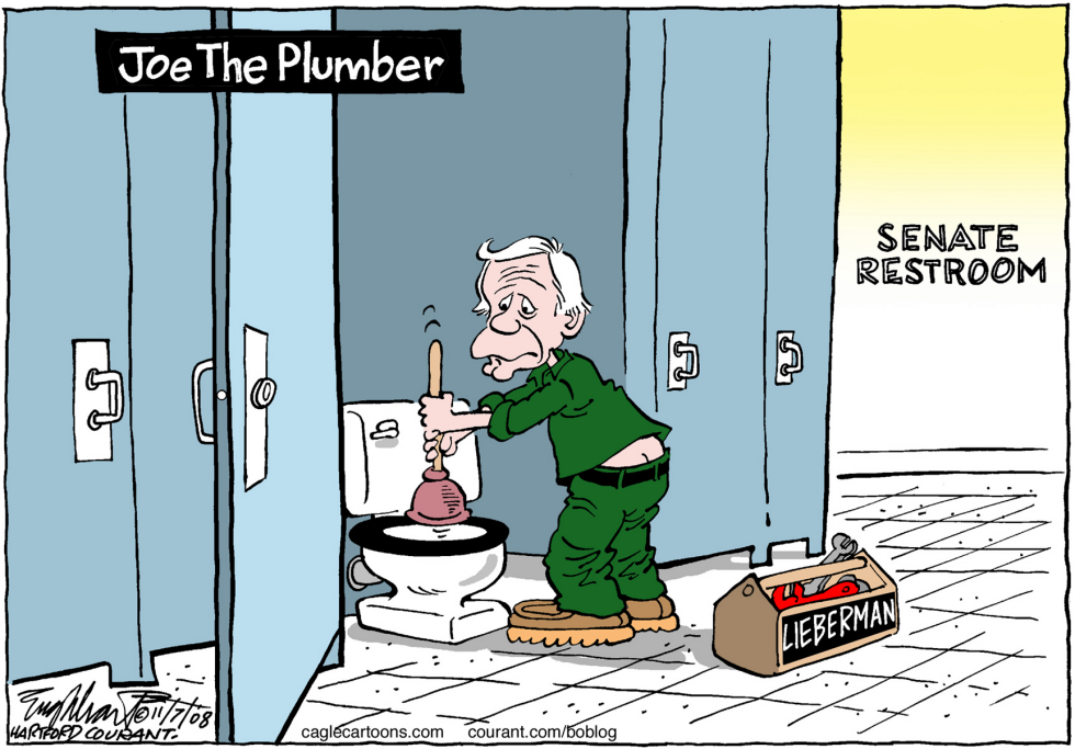  JOE LIEBERMAN by Bob Englehart