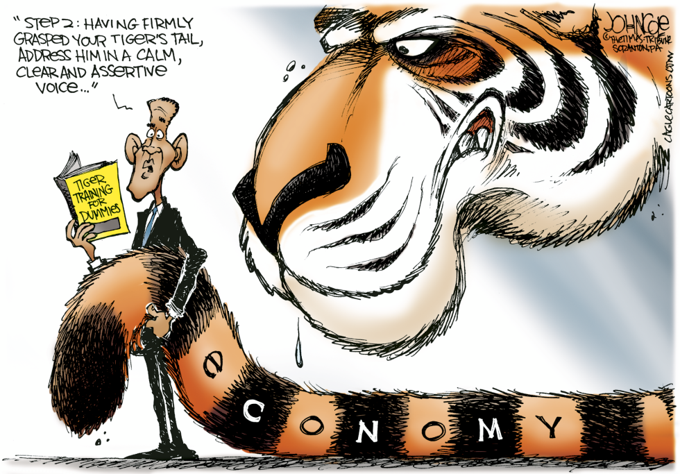 Economic tiger by the tail COLOR