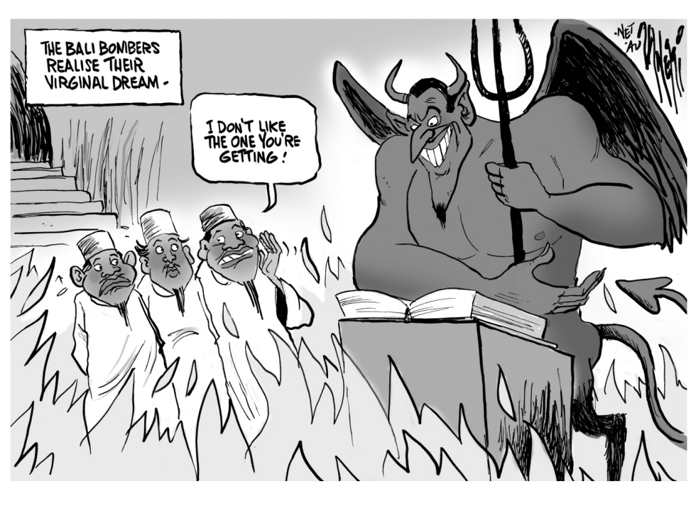 Bali Bombers Meet Their Fate bw