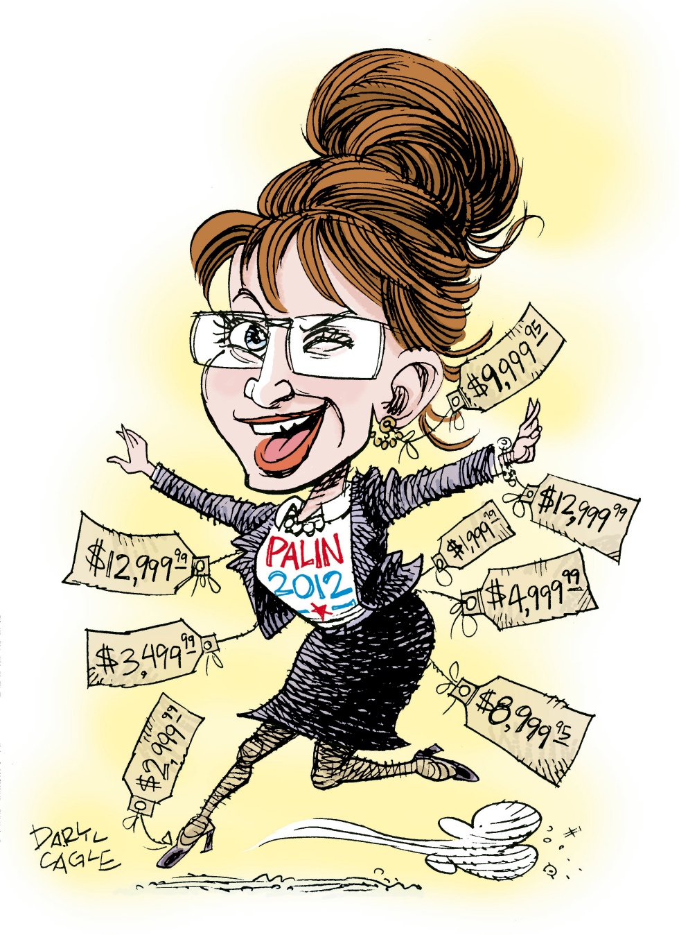Sarah Palin Portrait Color