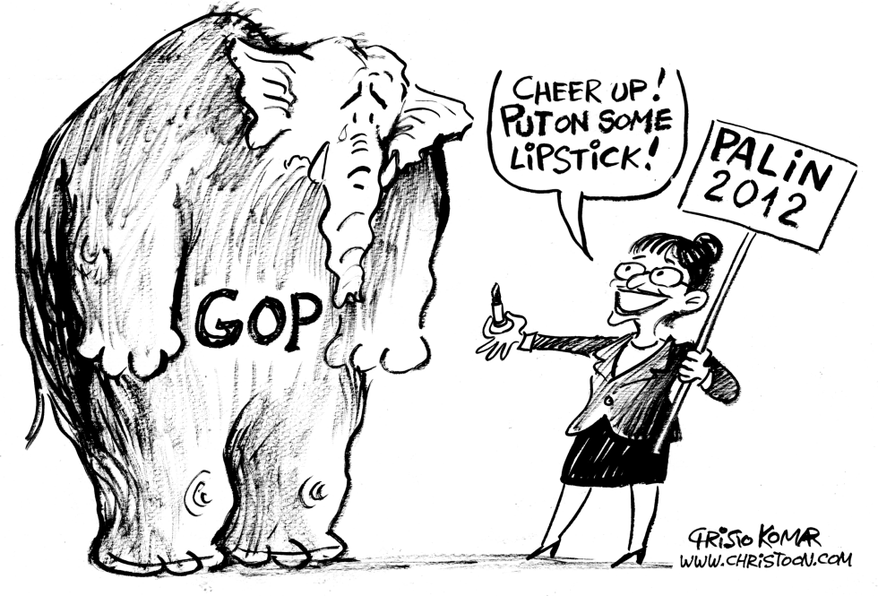 Lipstick on an Elephant - B&W