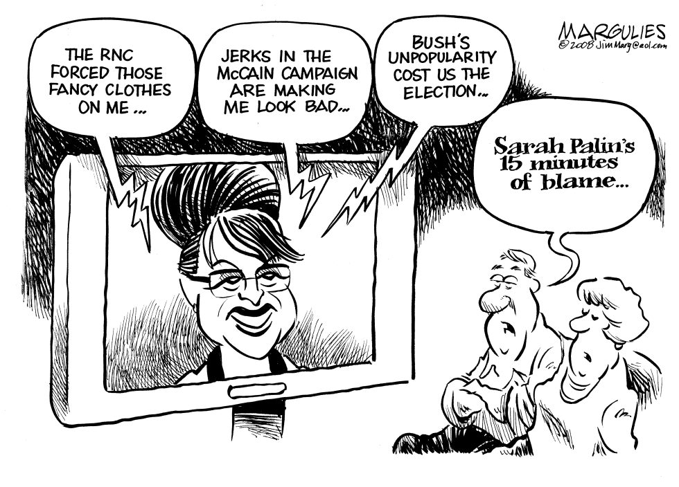 Sarah Palin blame game