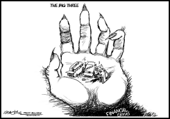 THE BIG THREE B/W by J.D. Crowe
