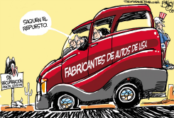 TRES GRANDES FABRICANTES DE AUTOS /  by Pat Bagley