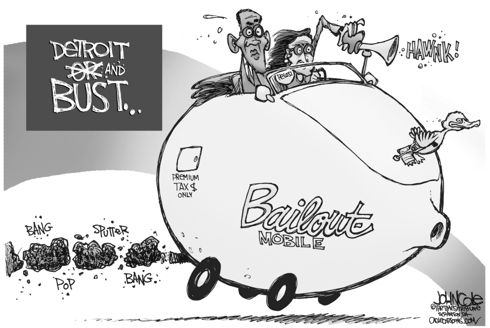 To the Bailout-mobile BW