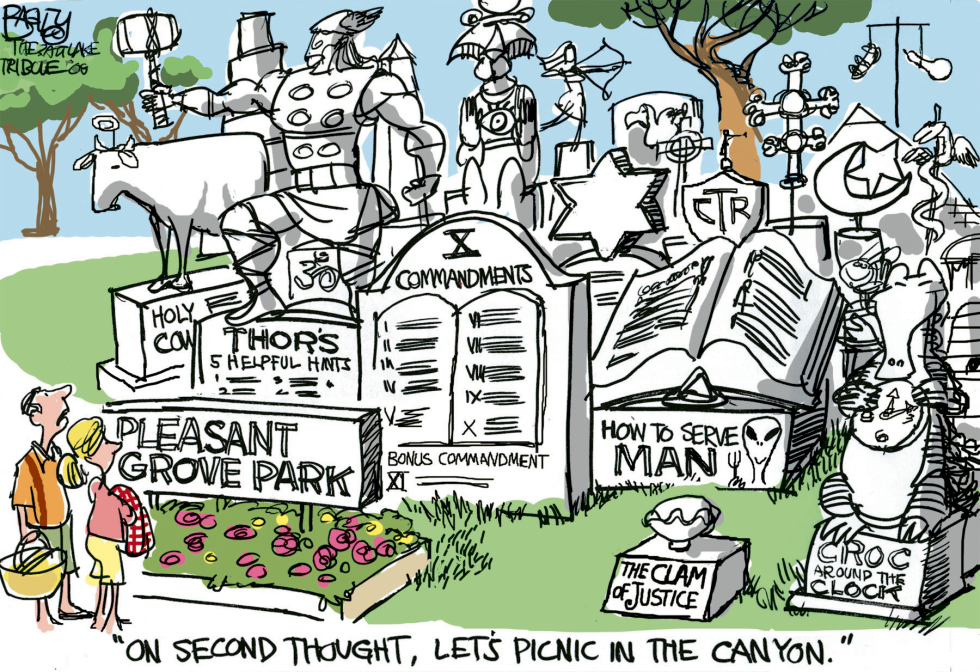 Supreme Court Commandments Color